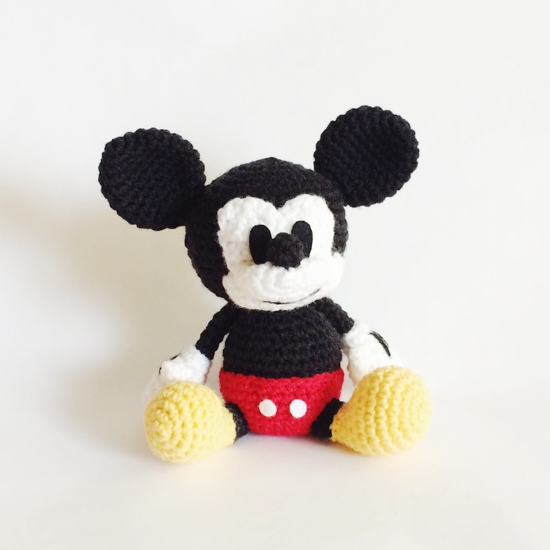 Mickey Mouse Amigurumi Crochet Pattern PDF - Etsy