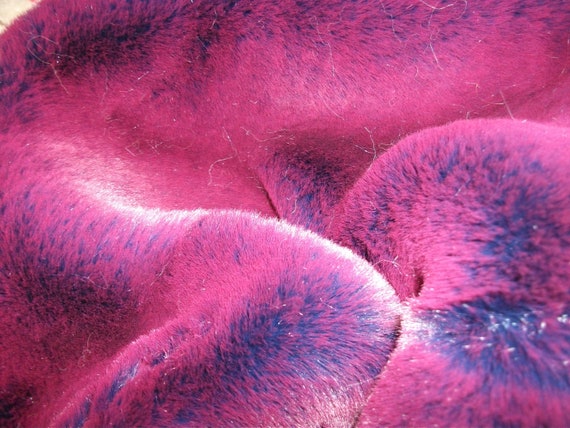 EXTRA LONG PINK Super Luxury Faux Fur Fabric Material