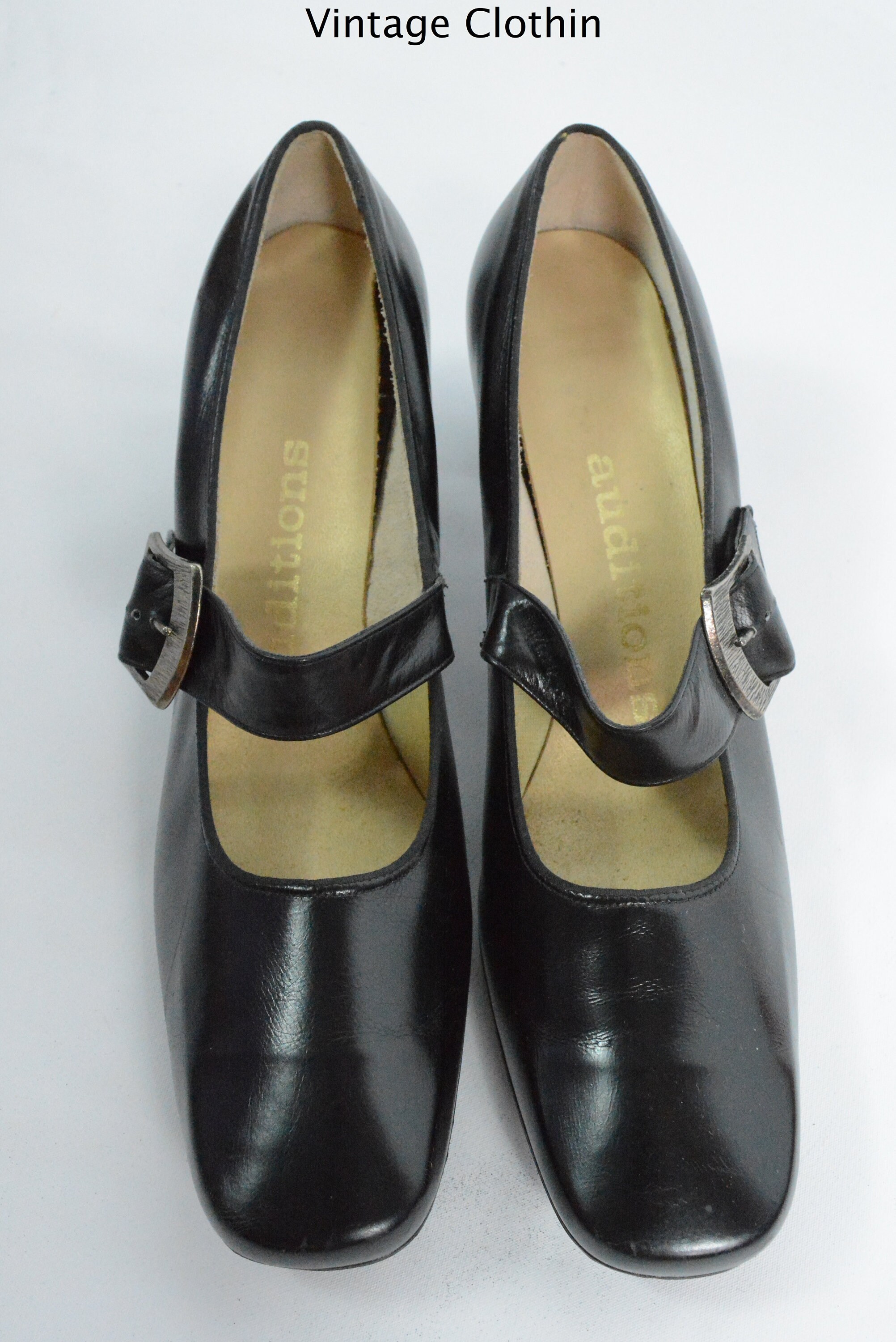 1960s Auditions Black Pumps, New Old Stock, 1960s Pumps, 60s Shoes, 60s