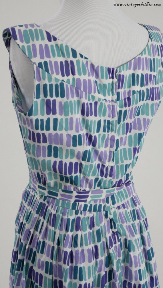 1950’s Vintage Rockabilly Swing Dress, Rockabilly… - image 4