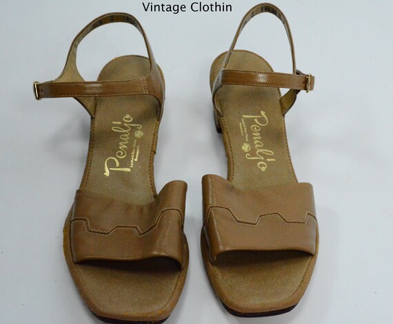 1982 Penaljo Tan Sandals, New Old Stock, 1980s Sandals, Tan Sandals, 1980s Brown Sandals, 1980s Shoes, Vintage Sandals, Penaljo Shoes 1982 Penaljo Tan Sandals, New Old Stock, 1980s Sandals, Tan Sandals, 1980s Brown Sandals, 1980s Shoes, Vintage Sandals, Penaljo Shoes