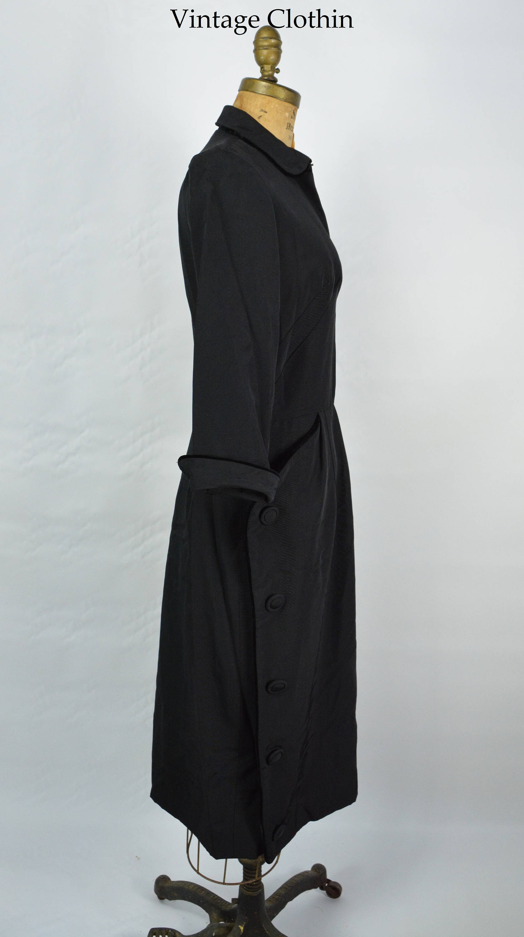 1950s Black Pinup Wiggle Dress LBD 1950s LBD Wiggle Dress | Etsy