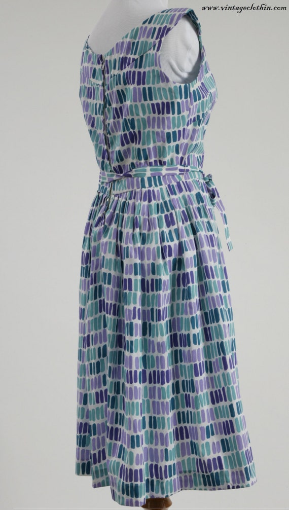 1950’s Vintage Rockabilly Swing Dress, Rockabilly… - image 2