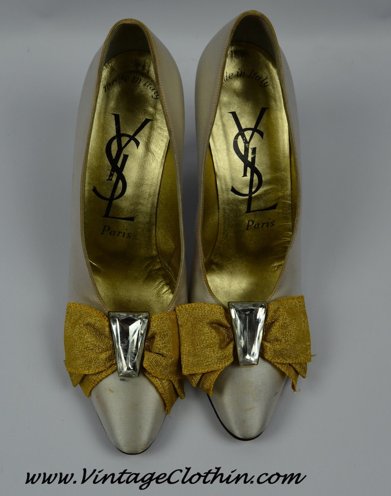 vintage ysl pumps