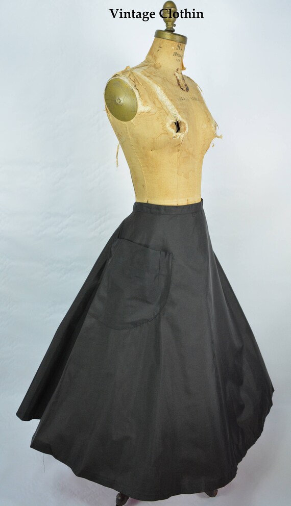 1950s Snyder Craft Full Circle Taffeta Skirt, 50s