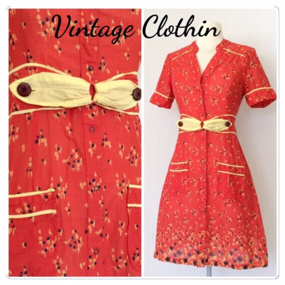 1980s does 1940s Kimchi & Blue Dress, 1980s dress,