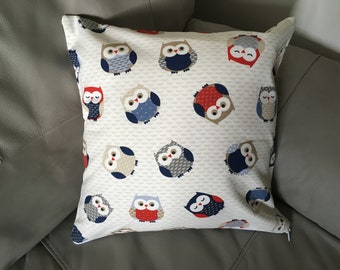 Owl cushion cover