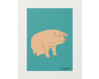 Pig Art Print
