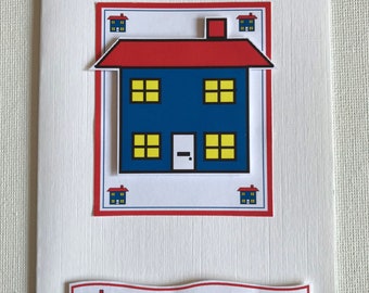 Handmade New Home card