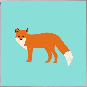 Carte de voeux vierge Fox Design, amis, cadeau, hommes, femmes