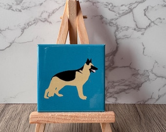 Aimant pour réfrigérateur chien de berger allemand