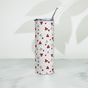 Watermelon Design Edelstahlbecher, Geschenk, heiße oder kalte Getränke