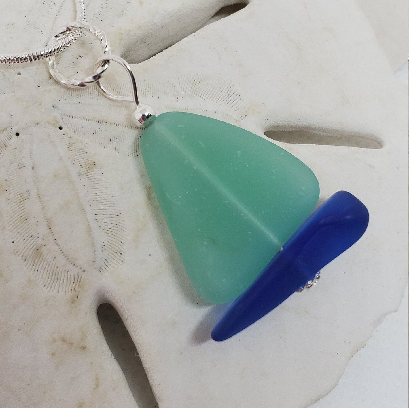 Nautical Sea glass Jewelry SET Sailboat OPAQUE GREEN,BLACK Necklace & Earrings Nautical Sea glass Jewelry SET Sailboat OPAQUE GREEN,BLACK Necklace & Earrings