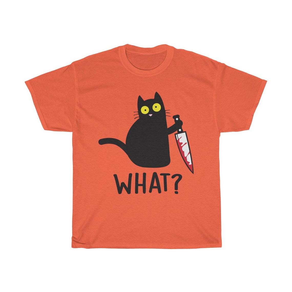 Cat What Shirt Funny Cat Shirt Black Cat Shirt Murderous Etsy