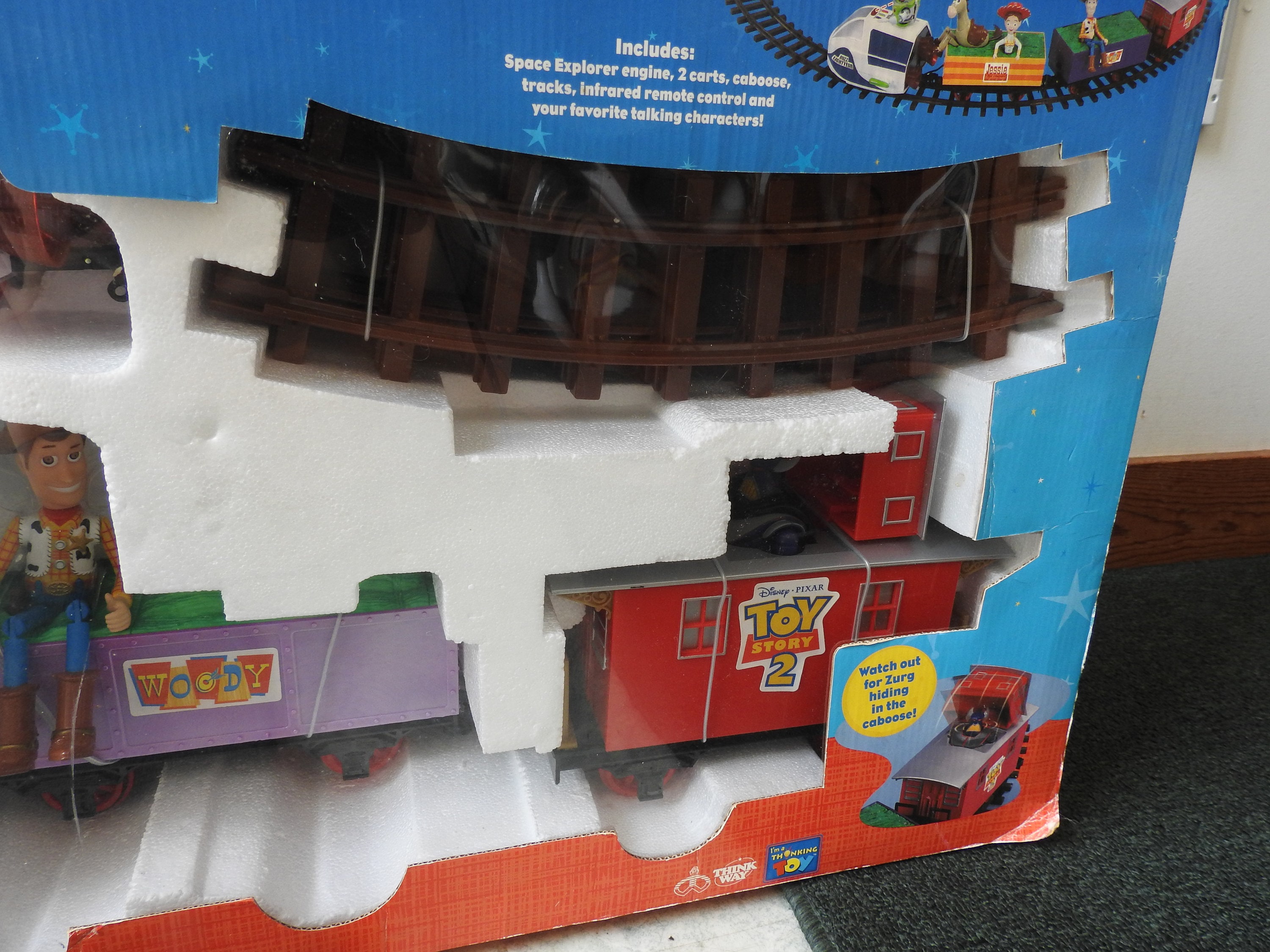 Toy Story 2 Interactive Talking Train Set With Talking Characters