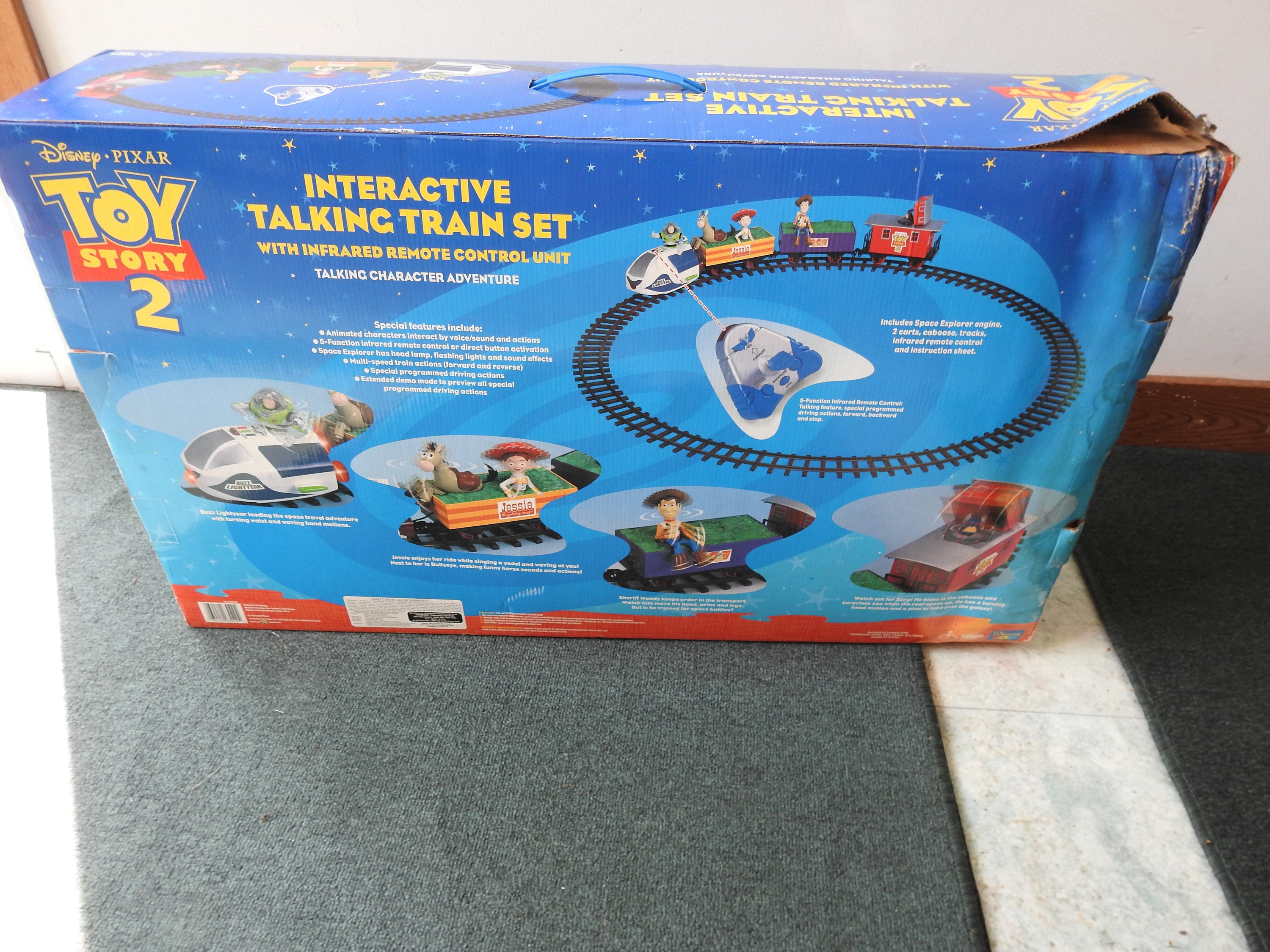 Toy Story 2 Interactive Talking Train Set With Talking Characters