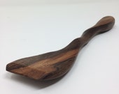 Wood Spatula, Gift for Mom, Hand-Carved, Zen Spoonmaster Wood Gravy Making Spoon, Wood Spoon,  Carved Wood Spatula - shipping included