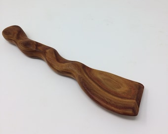 Wood Spatula, Small Wood Spatula, Wood Gravy Making Spatula, Stout Spatula by Zen Spoonmaster of Hungry Holler - shipping included