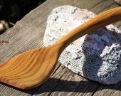 Yellow Heart Hand-Carved by Zen Spoonmaster Wood Gravy-Making Spoon - shipping included