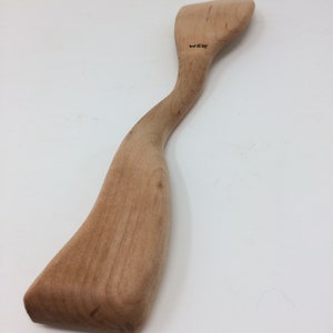 Left Handed Wood Spoon, Maple Gravy-Making Left Handed Spoon, Lefty Wood Spoon, Leftie Wood Spoon, Left-Handed Spatula Free Shipping image 10