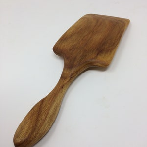 Wood Spatula, Square Wood Spatula, OOAK Hand-Carved Canary Wood Stout Spatula by Zen Spoonmaster of Hungry Holler shipping included image 10