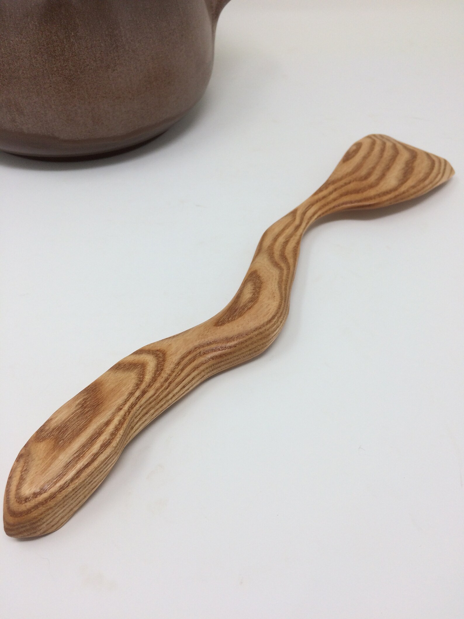 Gravy Making Spatula Wood Spatula Coffee Bean Wood Spatula Etsy