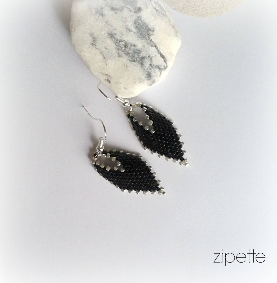Boucles d'oreille Finift - Bijou Russe