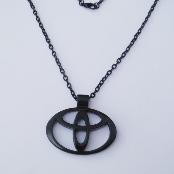 TOYOTA Necklace Gold Black Car Truck Miror Dangler Gift Etsy