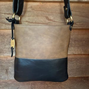 Handmade Leather Concealed Carry Cross Body Handbag
