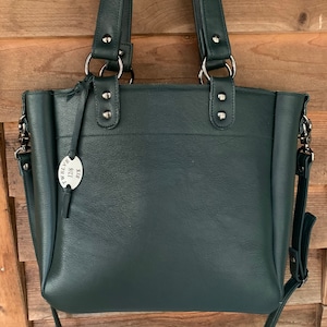 Custom Order Handmade Leather Concealed Carry Small Tote