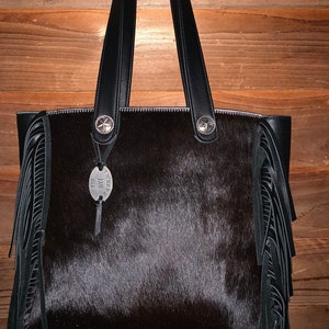 Handmade Leather Concealed Carry Small Tote