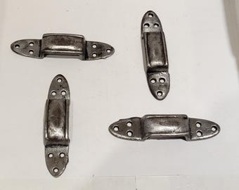 Antique 1880 Cast Iron Trunk Handle Holders