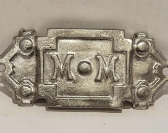 1880's Martin Maier Antique Trunk Cast Iron Center Slat Clamp