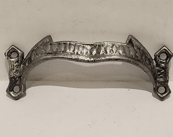 1880's Antique Trunk Original Cast Iron Lid Lifter
