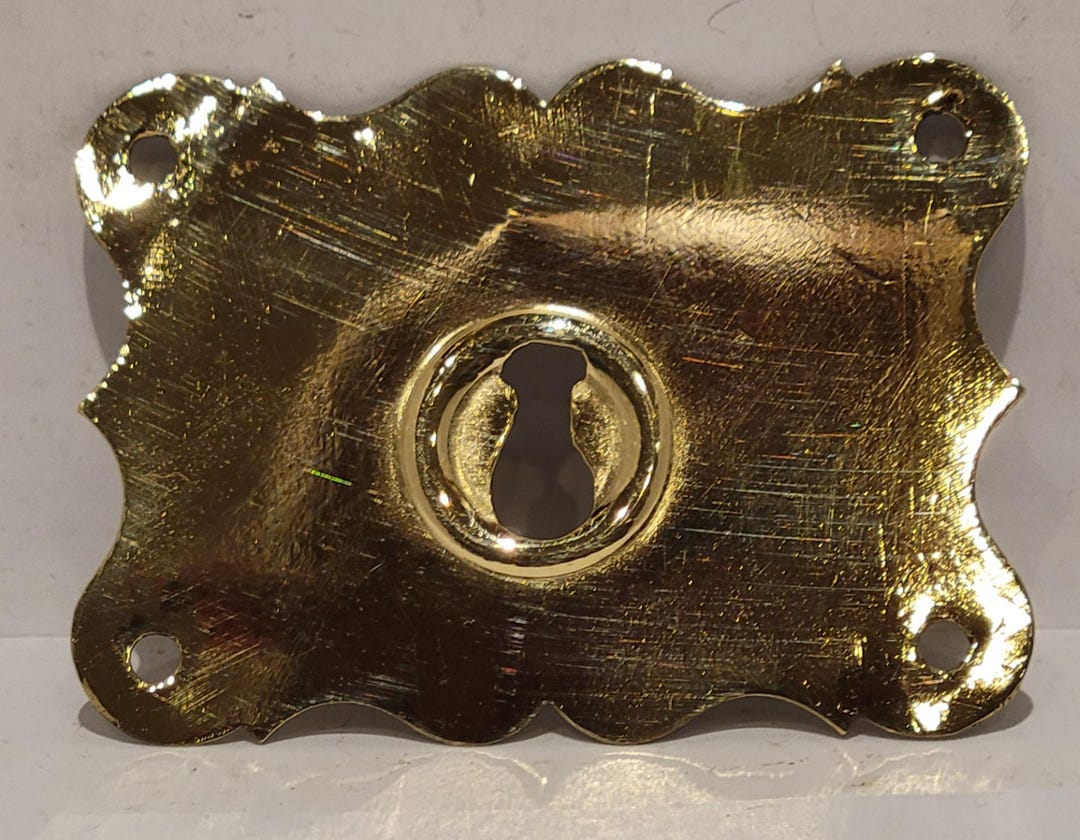1860's Antique Trunk Solid Brass Spring Lock Cover - Etsy
