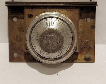 Rare 1892 Patent Eagle Combination Trunk Lock