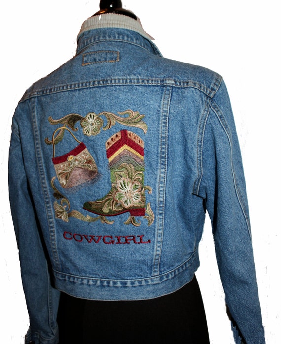 womens western jean jacket