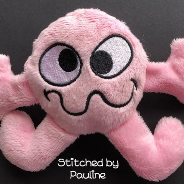 NNC ITH Silly Face Softie for the 4x4 and 5x7 hoops - in all popular formats