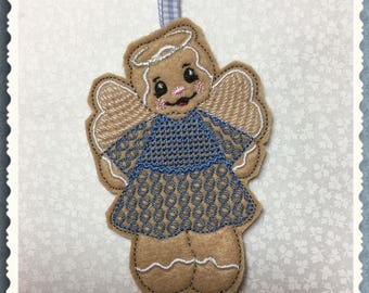 NNC ITH Gingerbread Angel for the 4x4 hoop in all popular formats