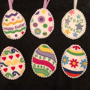 NNC ITH Easter Eggs for the 4x4 hoop in all popular formats