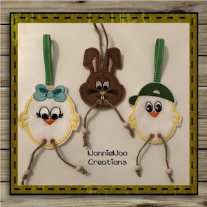 NNC ITH Set 2 Easter Decorations for the 4x4 hoop in all popular formats