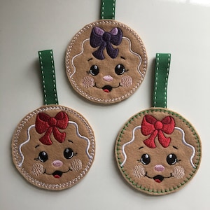 NNC ITH Ginger Face Hanger for the 4x4 hoop in all popular formats