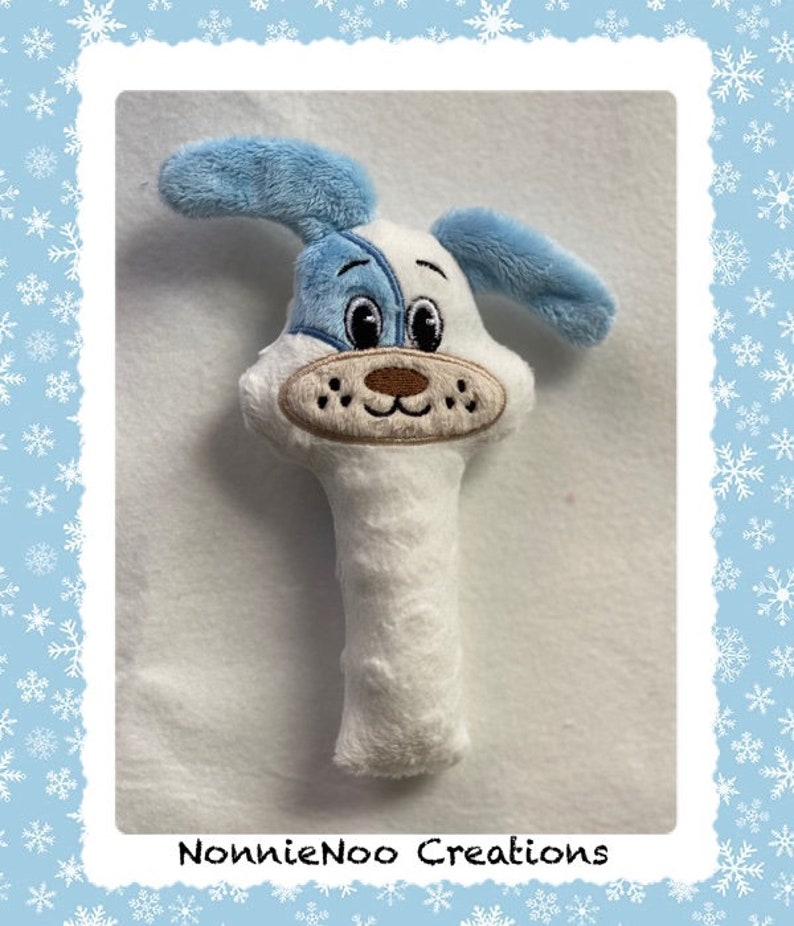 NNC ITH Dog Rattle for the 5x7 Hoop in All Popular Formats Etsy UK