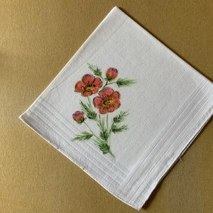 Mother's Day or any day...Personalised freehand painted and customised handkerchiefs for a unique gift.
