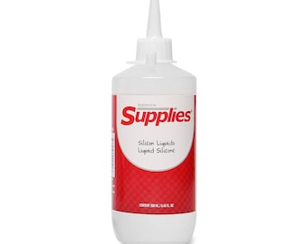 Craft Glue Clear Craft Fabric Floral Adhesive Liquid Silicone 8.5 ounces  Dries Crystal Clear