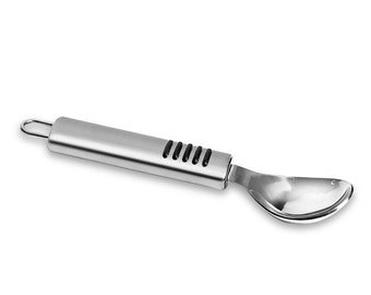 Ice Cream Scoop Stainless Steel with Aluminum Handle Silver 7 inches FREE SHIPPING!!
