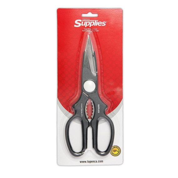 Kitchen Shears 8 Cooking Scissors Stainless Steel Blades Sturdy