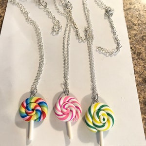 Cute Lollipop Necklaces!