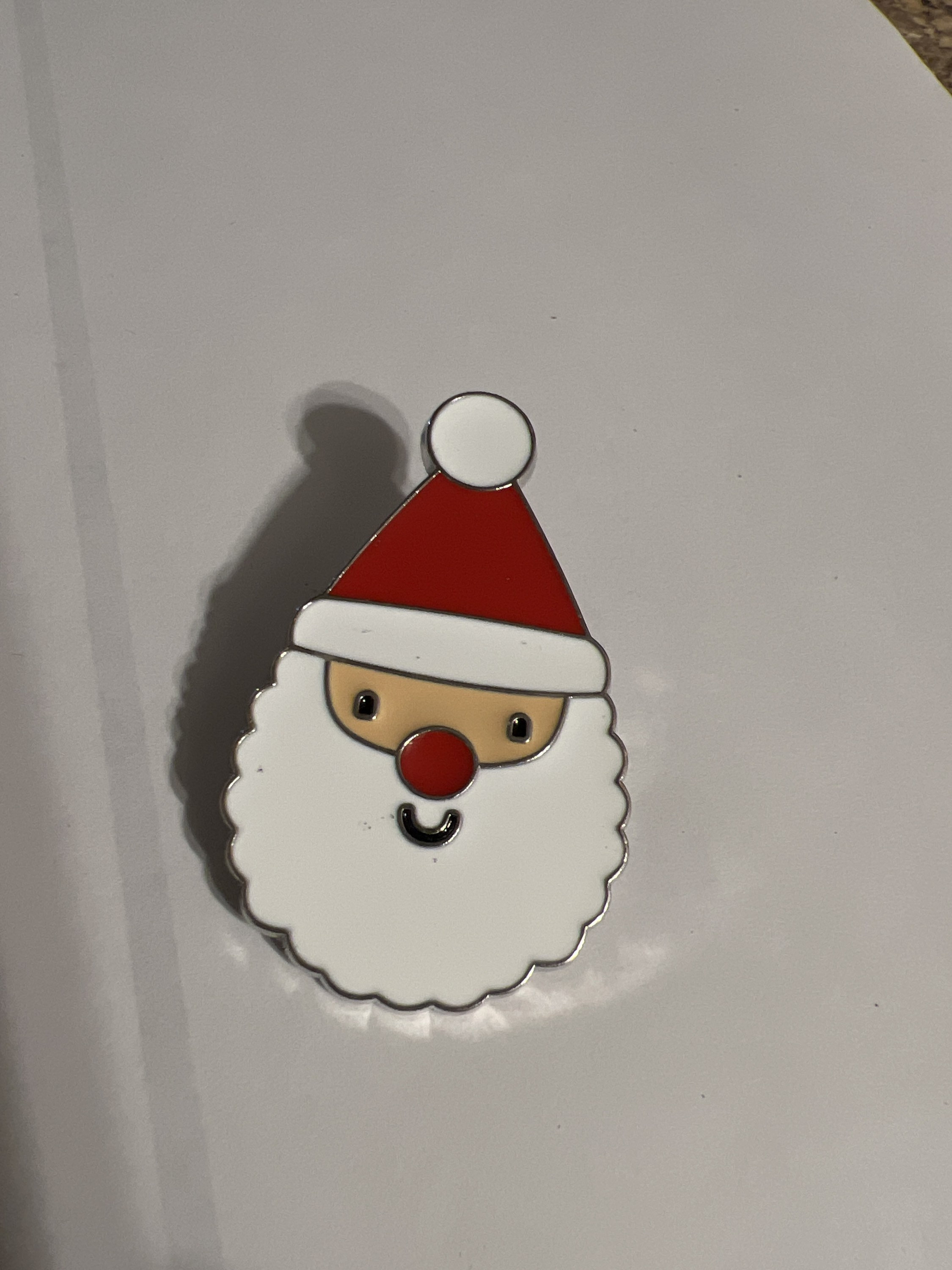 Santa Pin Design Santa Enamel Pin! - Etsy