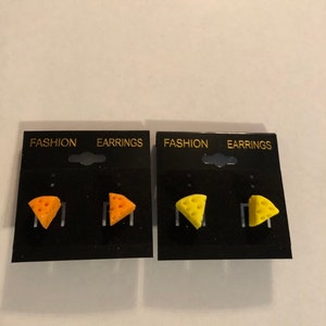 Cheese Earrings!